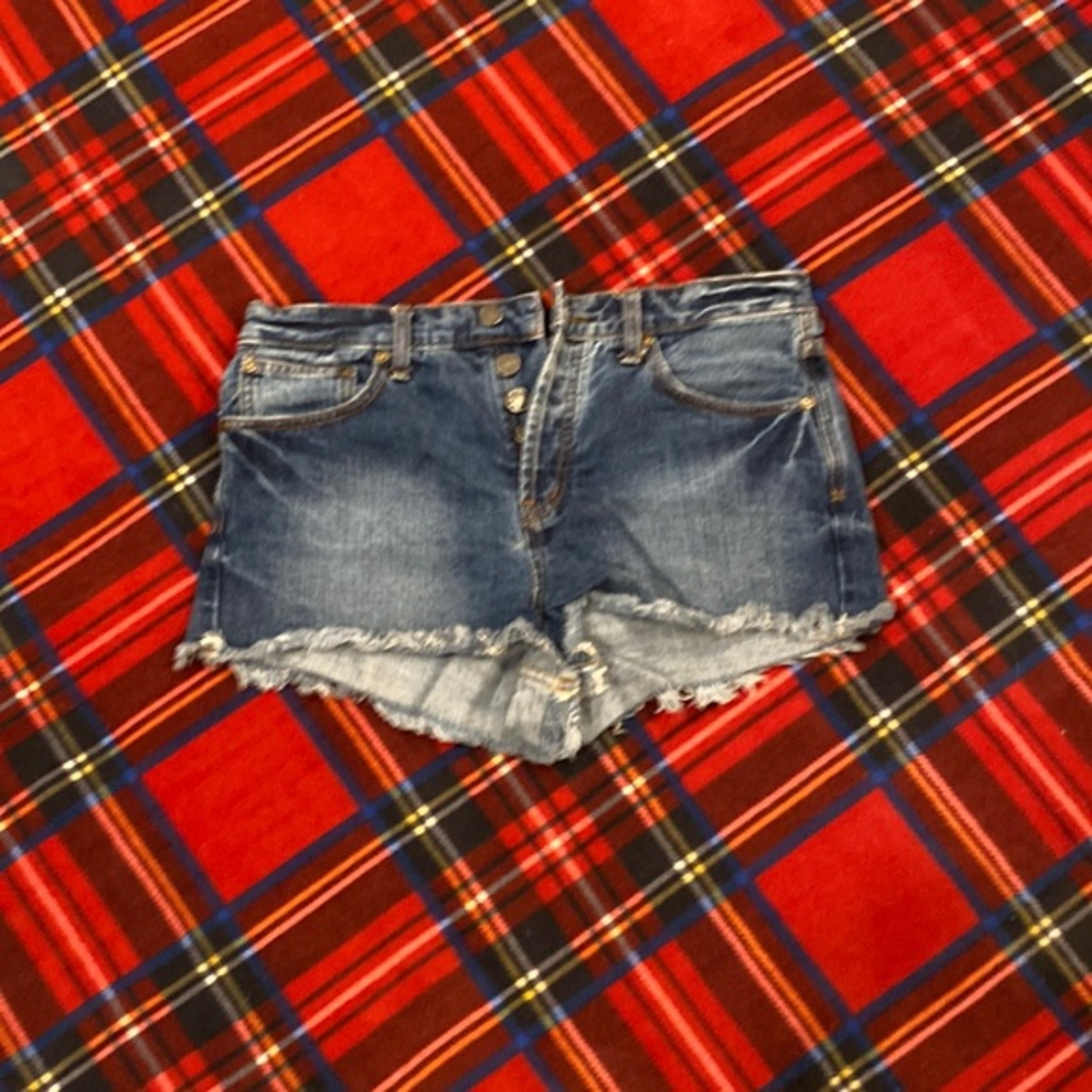 Free people jean shorts